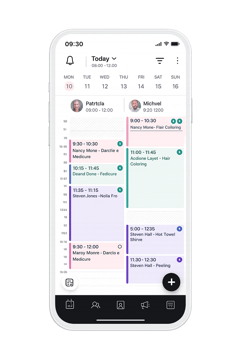 BookMiz mobile booking experience